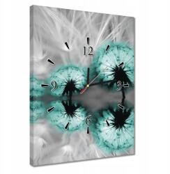 ZeSmakiem Órák 30x40 Türkiz pitypang virág (H3318M_Z1D_30x40cm AZ)