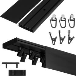 RENA Függönykarnis Dupla Pvc 150CM Mennyezeti Sín Védőburkolattal Kiegészítők (REN-KAR-PCM-PDW-150)