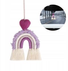  Autóbelső medál-Szivárvány rojtok