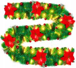  LED-es karácsonyi koszorú, 2, 7m, Rugalmas, Dekoratív (B07Z9S27PQ)