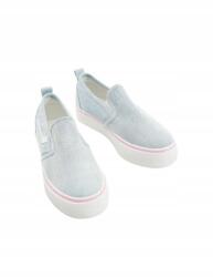 Reserved IC01207 Lány Bebújós Farmer Tornacipő 34-ES