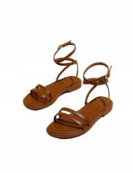 Shein Szandál Barna Lapos Pántos Csattal 39__39 (sx2402212905099439)