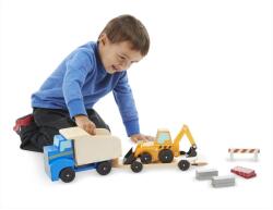 Melissa & Doug Fa jármű, Munkagépek - vackorjatek