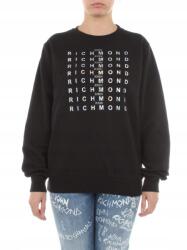 Richmond Fekete Logós Pulóver, Size S, 100% pamut (381029)