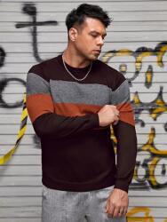 Shein LC93107 Shein Férfi Csíkos Pulóver Kerek Nyakkivágással 50