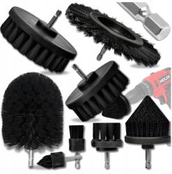  Takarító Kefék Fúrógéphez Tisztító Csavarhúzó 8 Db-os Nagy Szett