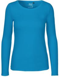 Neutral Tricou cu mânecă lungă pentru femei din bumbac organic Fairtrade - Albastru safir | S (NE-O81050-1000237344)
