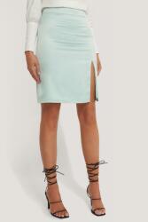 NA-KD Menta Szatén Szoknya Sima Kivágással Klasszikus Na-kd 38