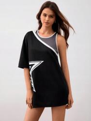 Forever 21 IC33214 Forever 21 Aszimmetrikus Mini Ruha Póló Csillag M