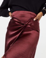  Bordó Klasszikus MIDI Szatén Szoknya 38 M 1AAW