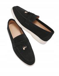 Shein Fekete Szőr Bőr Casual Mokkaszár 41__41 (sx2411082561237660)