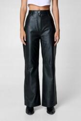 Nasty Gal Fekete Klasszikus Nadrág Zsebek Cipzár Széles Szár Nasty Gal 42