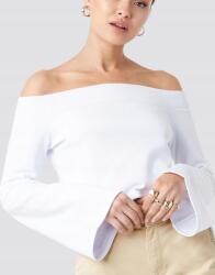 NA-KD Blúz Fehér Rövid Spanyol 32 Xxs 1AAI