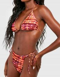 Boohoo Többszínű Kötött Bikini Szett Tie Dye Sima Klasszikus Boohoo 46