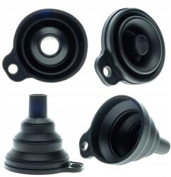 EinParts Automotive Szilikon Tölcsér Üzemanyaghoz Összecsukható Fekete Univerzális (EPACC073)