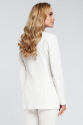 MOE Blézer Frakk Blézer Női Cipzáras Ágytakaró Elegáns Ekrü XXL 44