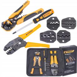 Powermat Konektorszorító 5 db 10-35 mm-es szerszám Szigetelőlehúzó 0, 2-6 mm (PM-ZDK-8T)