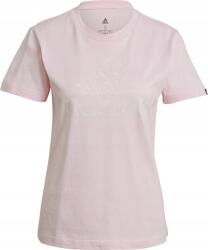adidas Női Póló Adidas Outlined Floral Graphic T-shirt Rózsaszín GL1033, S (GL1033)