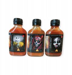 Óvatosan éles 3 db-os szósz szett 3x100ml , Carolina Reaper, Habanero