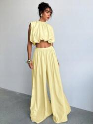 Shein HC44218 Shein Széles Magas Derekú Nadrág (41) M