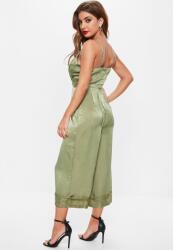 Missguided Overál Zöld Szatén 34 Xs 1ADL