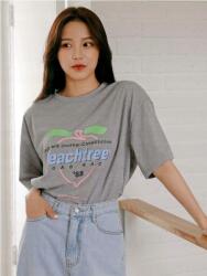 Shein Női Póló Szürke Klasszikus Print 40 L