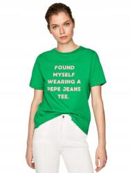 Pepe Jeans Zöld Feliratos Póló (M) (590430)
