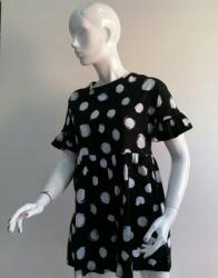  Overál Fekete Pamut Pöttyös Mini 38 M 1RRH