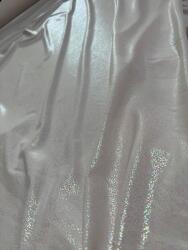  Vékony Kötött Elasztikus Púderrózsa Pöttyös Holo Szivárvány (DZIANINA OZDOBNA)