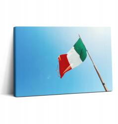 Wallfluent Vászonkép Canvas Vászonkép Vendégszoba Grafika Olaszország zászlaja 30x20 cm (010030010150000075572)