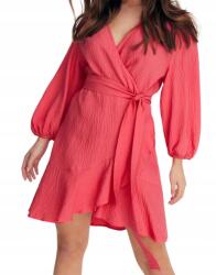 Reserved Ruha, Size 42, aszimmetrikus, hosszú ujjú, rózsaszín