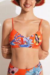 Desigual Narancssárga Bikini Felső, Size XS, nyomott mintás, 82% poliamid (22SWMK17_7010)