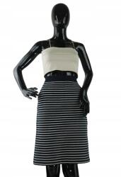 Tom Tailor Csíkos Szoknya, sötétkék, Size 36 (377558)