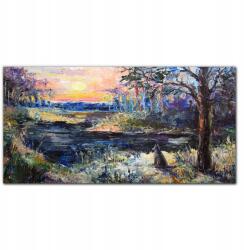 Coloray Vászonkép Erdő állat naplemente 100x50 (010030010010000016889)