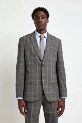  Riv Isl Szürke, Mintás, Gombos Blazer, Size 58, poliészter (558873)