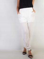 Silvian Heach Krémszínű Nadrág Hímzéssel (40) (374819)
