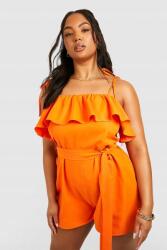 Boohoo LC94112 Boohoo Rövid Overál Fodros Vállpánttal 52-ES