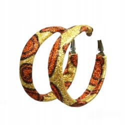 Csillámos díszítő karika fülbevaló (0605-534)