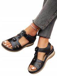 Shein Tépőzáras Fekete Tornacipő Szandál 40__40 (sx25031670142643453)