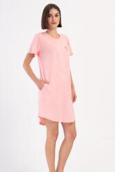 Vienetta Női rövid ujjú hálóing 4070730000 zsebekkel Vienetta XXL rózsaszín