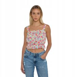 Pepe Jeans Színes Mintás Top, Size S, virágos, pamut (397774)