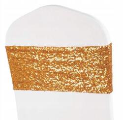 Meble Odnowa Szék Masni Pánt Arany Színű Flitteres elasztikus (5905080701241)