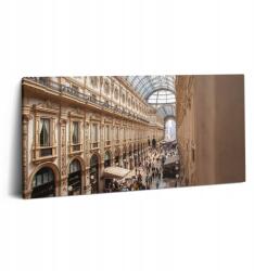 Wallfluent Vászonkép Galéria Vittorio Emanuele Ii Olaszországban 100x50 cm (010030010010000075563)
