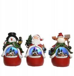 Kaemingk LED-es karácsonyi figura mozgatható Mikulás hóember Karácsonyi falu (Dekoracja świecąca ruszająca się)