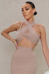  Club L Bézs Top Cut Out (32) (580525)