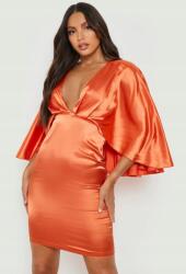 Boohoo IC83304 Boohoo Szatén Ruha Xl-es Köpenyrel