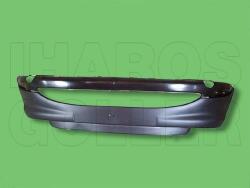 Peugeot 206 1998-2009 - Első lökhárító fényezendő +fekete betét +spoiler