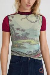 Desigual Áttetsző Póló Minta (XL) (593022)