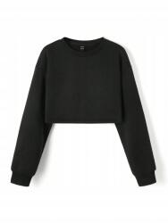 Shein CC36203 Shein Rövid Fekete Kapucnis Pulóver (39) Xs