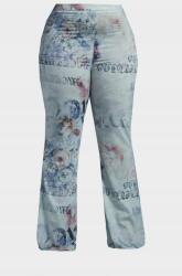 Prettylittlething Többszínű Egyenes Szárú Nadrág Magas Szárú Prettylittlething 56